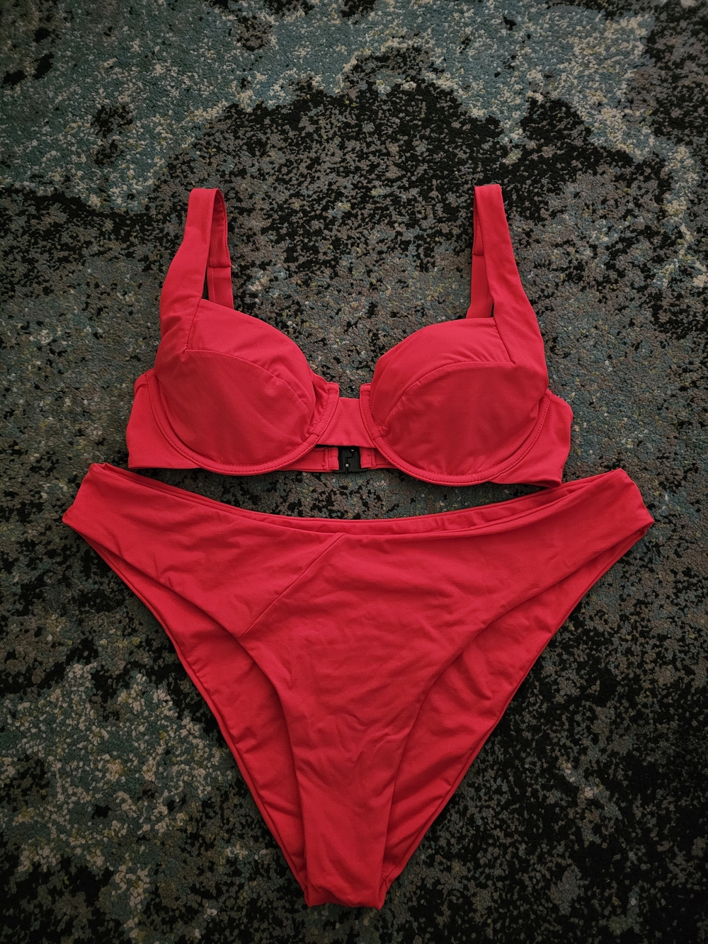 VETCHY🔥 Red Underwire Bikini Set